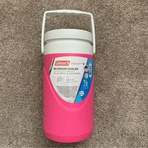 Coleman 1/2 Gal 1.9 L Beverage Cooler Insulated Handle & Spout Pink Model 6009